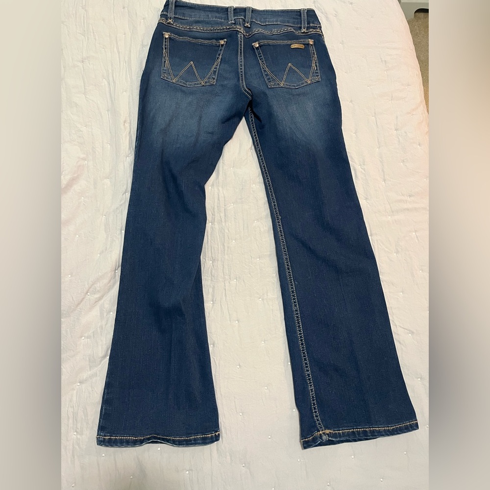 Wrangler boot cut jeans size 7/8 X 30.